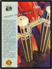 1936 Westinghouse Boulder Dam NEW Metal Sign - 24