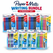 Paper Mate Writing Bundle 8-Pack InkJoy Pens & Clear Point Pencils Set picture