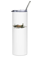 Douglas A-1J Skyraider Stainless Steel Water Tumbler with straw - 20oz. picture