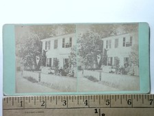 Provincetown MA House People Stereoview Nickerson Photographer c1870s picture