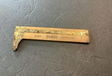 Vintage Stanley 136 1/2 Boxwood Caliper Ruler Tool  picture