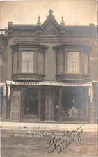 NIEMEYER DRUGS & PAINTS stockton il c1910 postcard illinois real photo rppc shop picture