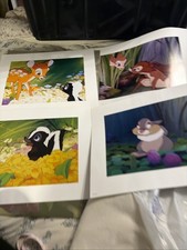 Disney Bambi Lithograph Set of 4 Issued with the Release of the Movie 14