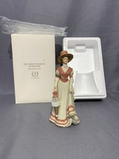 Vintage Lenox 6” Figurine Sarah Edwardian Great Fashions Of History New With Box picture