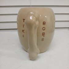 ULTRA RARE AUTHENTIC STICKER Vintage TIKI BOB'S SAN FRANCISCO 1950s SKULL MUG picture