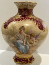 Sherz Germany 25861 Royal Viena Style Vase 4.8