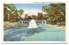 VTG Briarcliff Gardens, Swimming Pool, Atlanta, Georgia Postcard picture