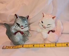 Vintage Cats Anamorphic Salt And Pepper Shakers picture