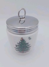 SPODE Christmas Tree King Size EGG CODDLER Very Good Condition Rare picture