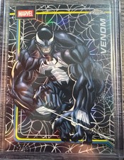2026 Topps Chrome Marvel Comics #187 Venom Spider Web Refractor #’d 399 picture