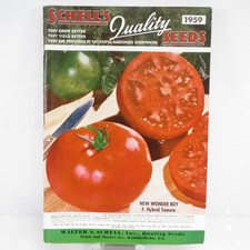 Vintage 1959 Schell's Quality Seeds Catalog 76 Pages picture