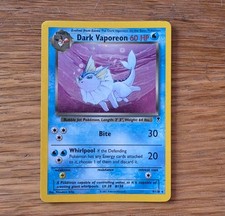 Dark Vaporeon 9/110 Holo Rare Legendary Collection Pokemon Card picture