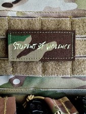 Student Of Violence M81 Laser Cut Morale Patch GITD Woodland Moeguns Hank Hill picture