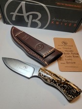 Rare Arno Bernard Kudu Bone Knife with Sheath Solingen Germany picture