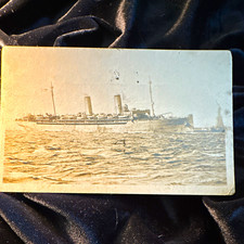 WWI 1919 U.S. Transport Henry R. Mallory Photo Postcard Soldier Returning Home picture