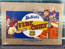 RARE 1930's SHOTWELL'S FIRE CHIEF CANDY BAR WRAPPER picture