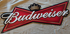 Budweiser Bowtie Crown Logo Wall Sign picture