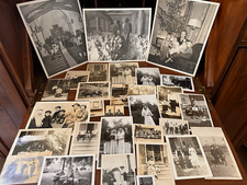 Vintage Antique Photo Lot 60+ 1910s-1950s Vernacular 1919 Car Wedding 8x10s B&W picture