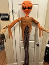 NIGHTMARE BEFORE CHRISTMAS Hanging Posable Halloween Pumpkin King 72
