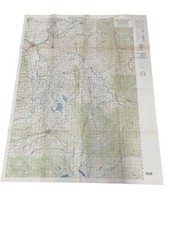 SCARCE LARGE 1957 Cold War Map Hokkaido Japan Chitose Iwamizawa CGSC 48x36 picture