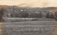 E79/ West Point Ohio RPPC Postcard Columbiana County c1910 Birdseye View picture
