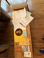 Vintage 1956 University of Wyoming Scrapbook Lot Pi Beta Phi Ephemera Patches picture
