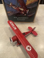 ERTL Wings Of Texaco 1931 Stearman Biplane 3rd In Series ** METAL BANK ** NIB ** picture