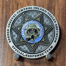 CHP California Highway Patrol SRT Special Response Team Challenge Coin M#23 picture