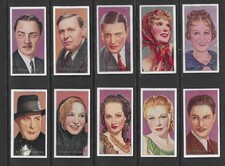 Carreras 1936 FILM STARS by Florence Desmond cigarette cards (28) picture