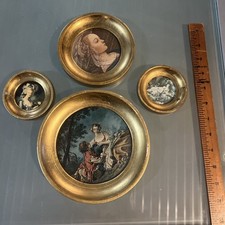 Vintage Rare Collection Of Louvre Souvenirs ?1920s?Italy? Circular Framework Art picture