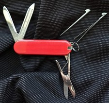 Rite-Edge Red Swiss Scout Classic 58mm Multi Tool Pocket Knife-Same Day Ship picture