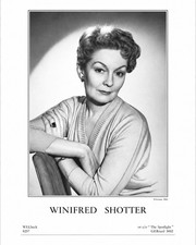 Winifred Shotter Rare 1961 Casting Agent Publicity Portrait 8x10 Photo Print picture