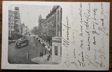 GRAND RAPIDS MICHIGAN ~ Monroe St ~ Main street 1906c UDB Postcard picture