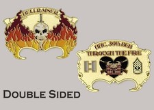 39th BEB HHC Hellraiser Through The Fire Military Challenge Coin  J#26 picture