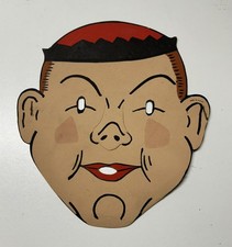 VTG 1930's Oscar Mayer Yellow Band German Wieners Die Cut Kids Halloween Mask picture