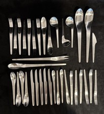 Denmark Arne Jacobsen A. Michelsen Stainless Steel MCM Mixed Lot 36 Georg Jensen picture