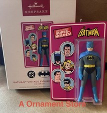 NEW RELEASE Hallmark Keepsake 2026 - Batman Vintage Figure Ornament picture