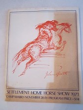 1971 SETTLEMENT HOME HORSE SHOW PROGRAM - CAMP MABRY - TUB OFC picture