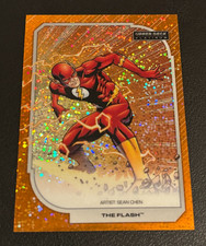 The Flash 2026 Upper Deck Platinum DC Orange Sparkle #'d /33 - #150 - Sean Chen picture