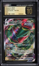2023 RAYQUAZA VMAX HOLO #102/159 CROWN ZENITH CGC 10 PRISTINE picture