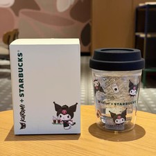 Starbucks X Kuromi Double-Walled Glass Cup - 10oz Limited Collectible Coffee Cup picture