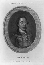 Richard Howe Lord Howe 1782 Engraved Military Portrait Newcastle upon Tyne picture