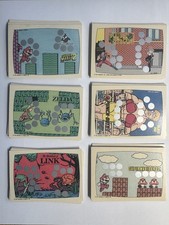 1989 Topps Nintendo Scratch-Off Game Cards Complete 60 Card Set Mario Zelda Link picture