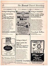 PRINT AD, 1965 The Kaanapali Hotel Hawaii's Newest Hotel Lahaina Maui 60's MCM picture