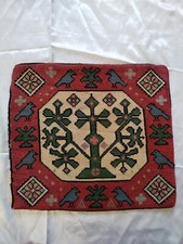 vintage needlepoint swedish pillowcase Crosstitch Scandinavian pillowcase it1410 picture