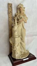 VINTAGE 1987 GIUSEPPE G. ARMANI FLORENCE ITALY LADY with DOVES FIGURINE ~ 13