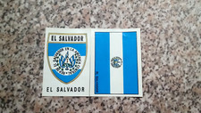 MEXICO 70 PANINI SCUDETTO BADGE FLAG EL SALVADOR ORIGINAL NEW UNUSED NO BACK picture