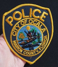 Vintage City of OCALA Marion County FL Embroidered Police Law Enforcement Patch picture