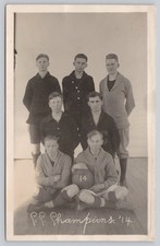 RPPC Concordia College Minnesota 1914 Champions Basketball Team Photo Postcard picture
