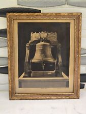 **THE LIBERTY BELL** 1929 - Framed Antique-Vintage Print-The Knapp Company-RARE picture